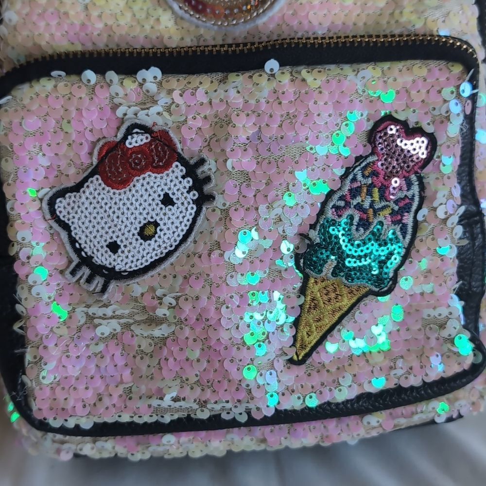 Hello Kitty Small Pink Sequin Backpack 🩷 - Picture 4 of 14